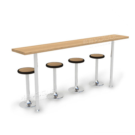 便利店木質(zhì)吧臺 （圓腳）